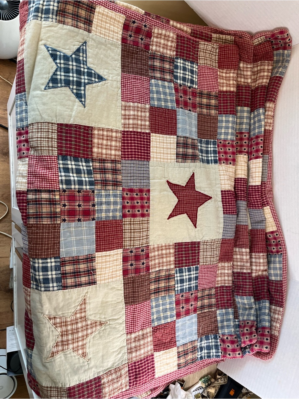 Patchwork Star Pillowcases - Set of Four